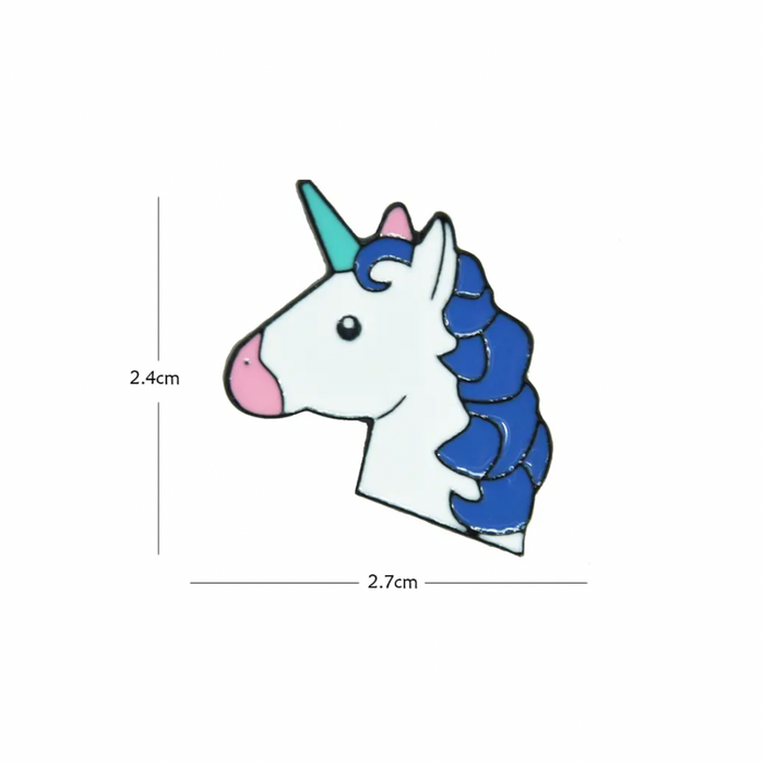 💐 Pin: Unicorn Blue Mane