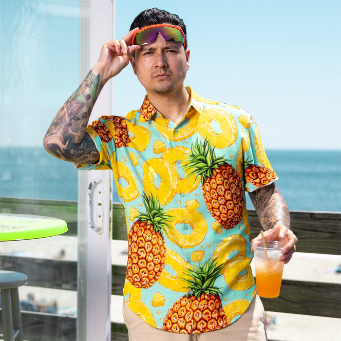 RSVLTS RSVLTS Bamboo Short Sleeve Shirt Pineapple Express – Bamboo Short Sleeve Shirt