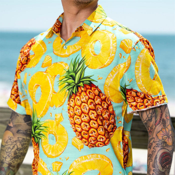 RSVLTS RSVLTS Bamboo Short Sleeve Shirt Pineapple Express – Bamboo Short Sleeve Shirt