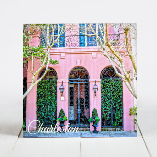 Pink House on Rainbow Row - Charleston, SC