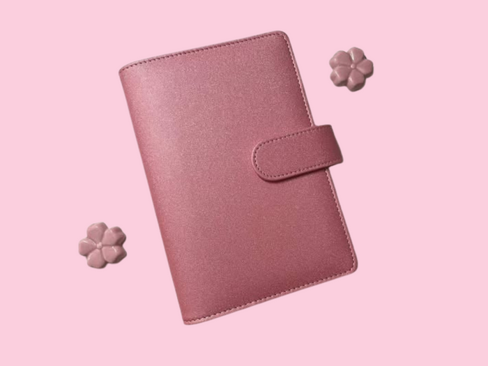 Pink Shimmer | Binder | A6 Rings