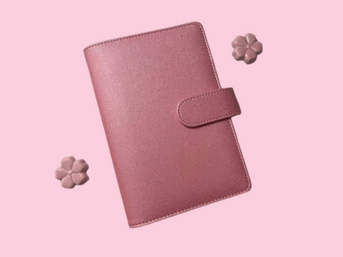 Pink Shimmer | Binder | A6 Rings