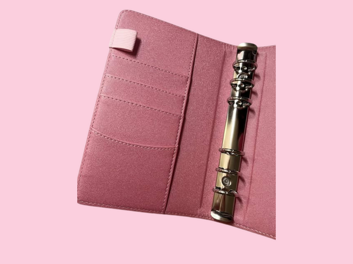 Pink Shimmer | Binder | A6 Rings