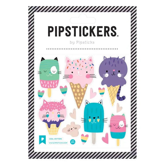 Pipsticks Cool Critters Sticker Sheet