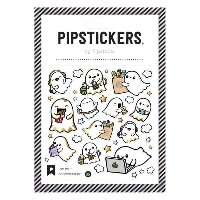 Pipsticks Just Boo It Halloween Sticker Sheet