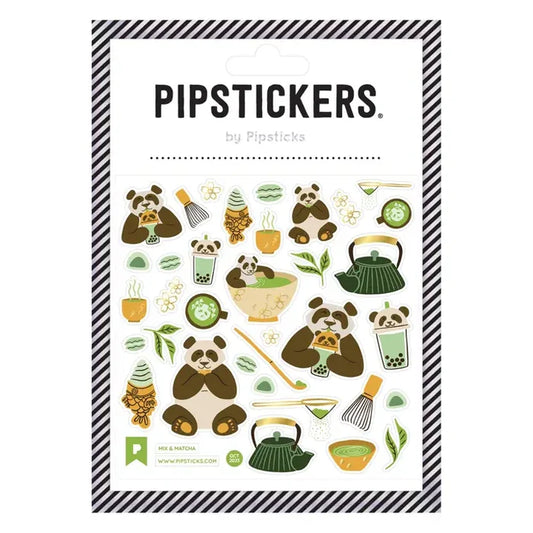 Pipsticks Mix & Matcha Panda Sticker Sheet