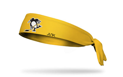 Pittsburgh Penguins: Logo Yellow Flex Tie Headband - View 1