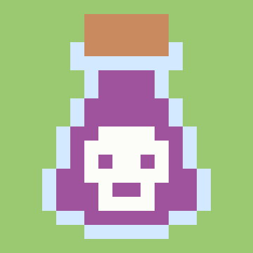 Pixelated Halloween Quilt a Long Block 8 - Poison