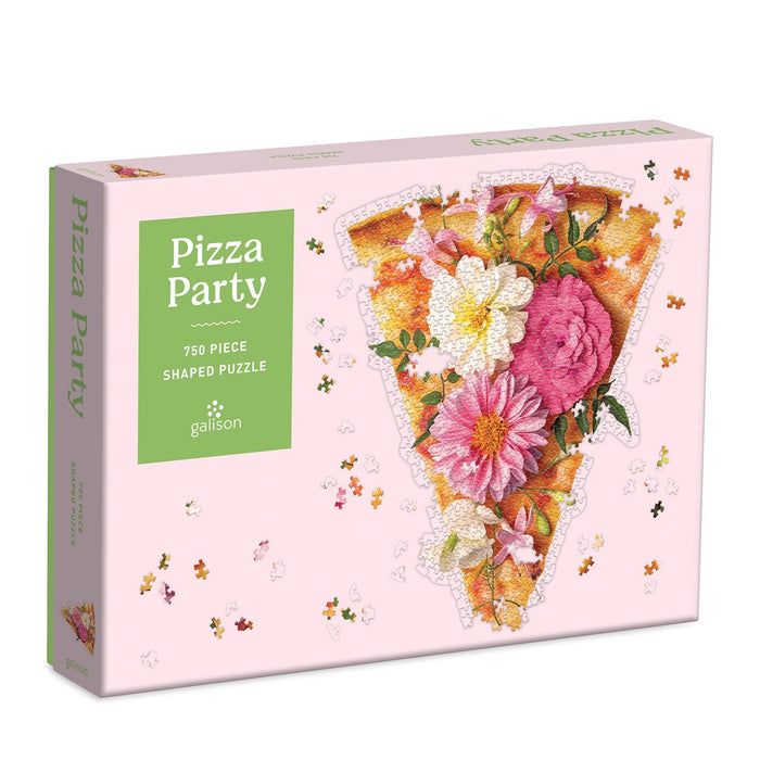 Pizza Party 750 Piece Shaped Puzzle 750 Piece Puzzles Paul Fuentes Studio Collection
