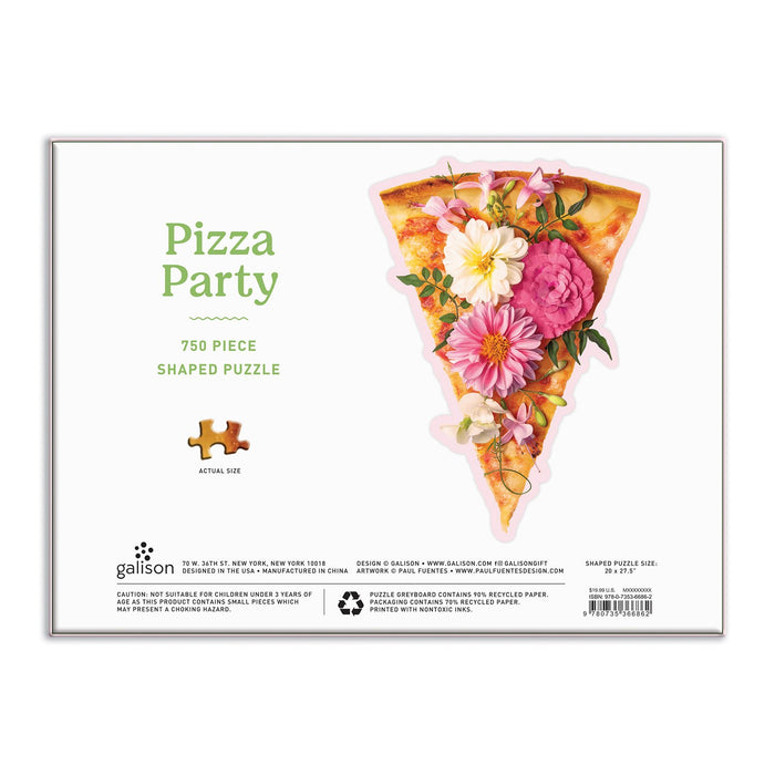 Pizza Party 750 Piece Shaped Puzzle 750 Piece Puzzles Paul Fuentes Studio Collection