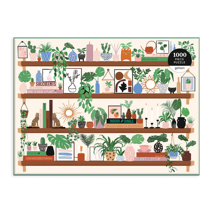 Plant Shelfie 1000 Piece Puzzle 1000 Piece Puzzles Galison