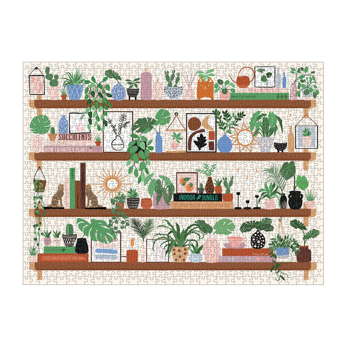 Plant Shelfie 1000 Piece Puzzle 1000 Piece Puzzles Galison