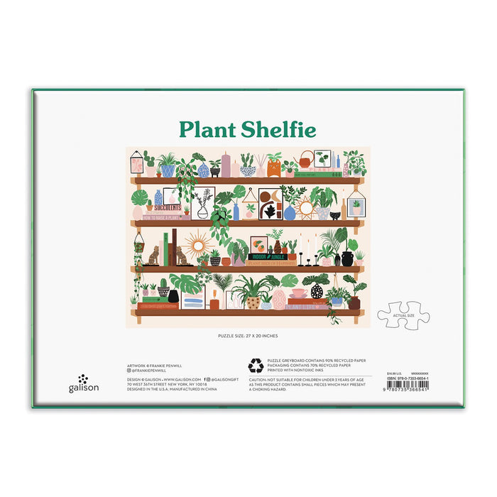 Plant Shelfie 1000 Piece Puzzle 1000 Piece Puzzles Galison