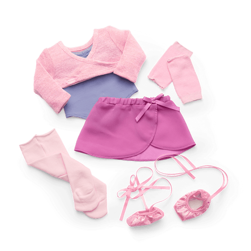 Plié Away Ballet Practice Outfit for 18-inch Dolls
