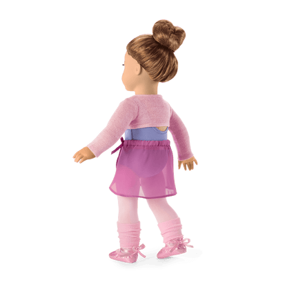 Plié Away Ballet Practice Outfit for 18-inch Dolls