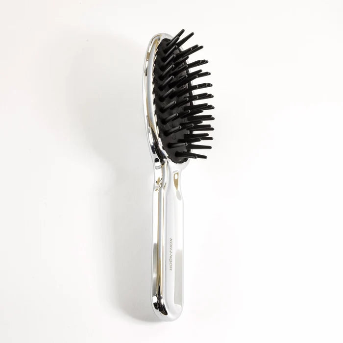 Pneumatic Detangling Hairbrush, Chrome