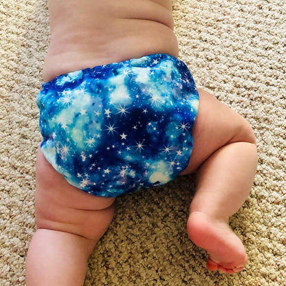 POCKET DIAPER 3.0 WITH INSERTS - 6 PACK(Space Sparkle)