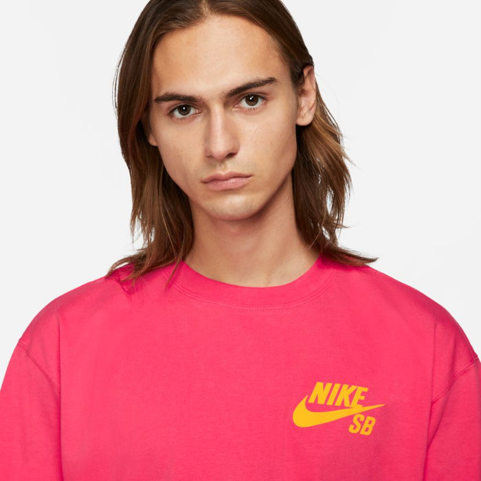 Pocket Icon Skate Tee (Pink/Yellow)