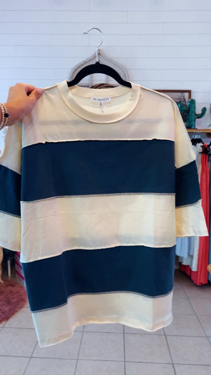 Polly Color Block Tee