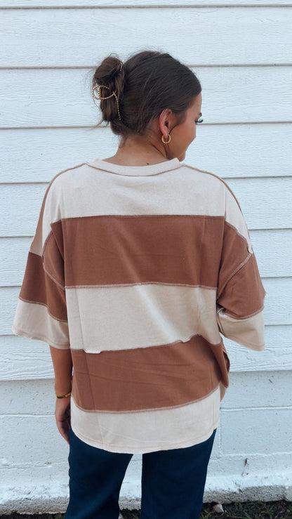 Polly Color Block Tee