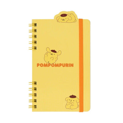 Pompompurin Slim Double Spiral Notebook (Strike A Pose Series) Stationery Japan Original