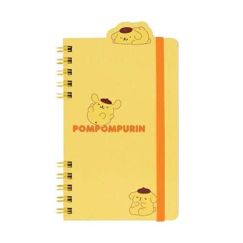 Pompompurin Slim Double Spiral Notebook (Strike A Pose Series) Stationery Japan Original