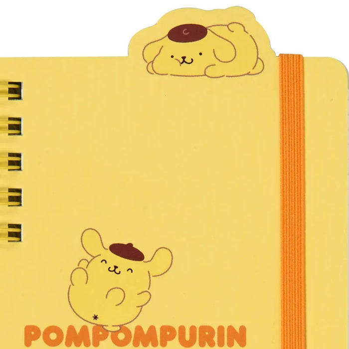 Pompompurin Slim Double Spiral Notebook (Strike A Pose Series) Stationery Japan Original