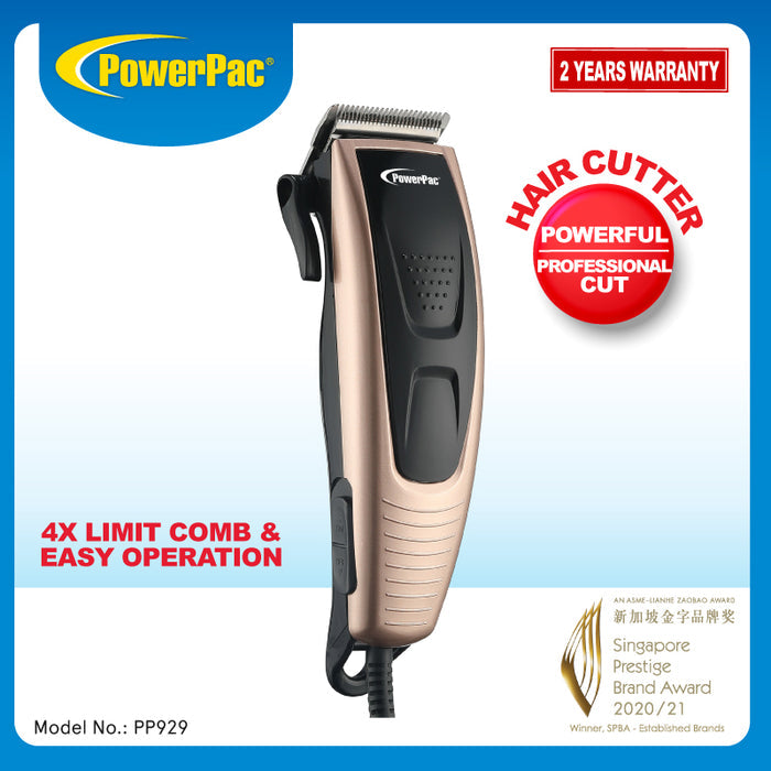 PowerPac Electric Hair Cutter, Hair Clipper, for Men (PP929)