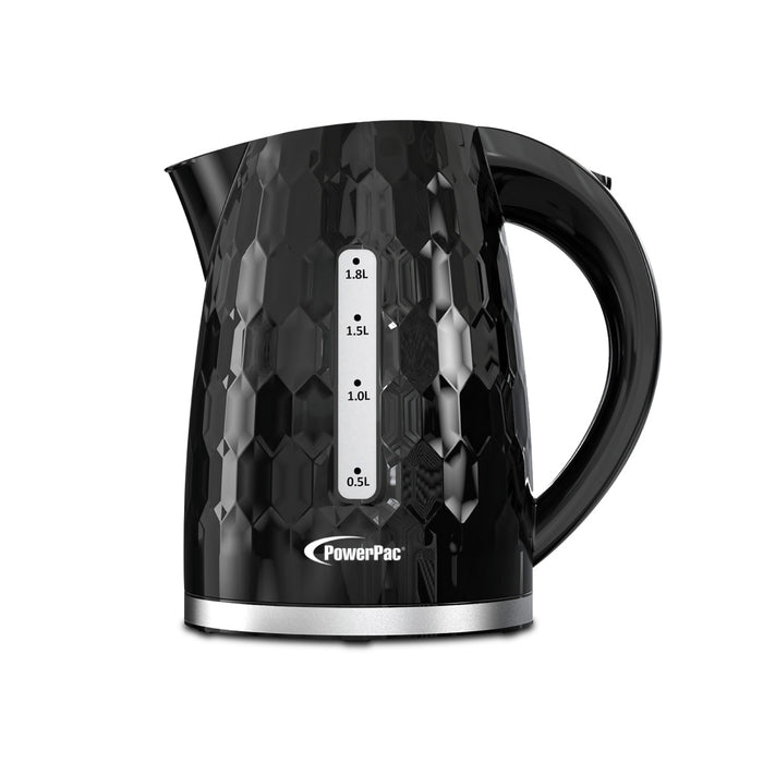PowerPac Electric Kettle Jug, Cordless Kettle 1.8L (PPJ2010)