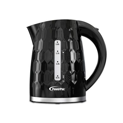 PowerPac Electric Kettle Jug, Cordless Kettle 1.8L (PPJ2010)