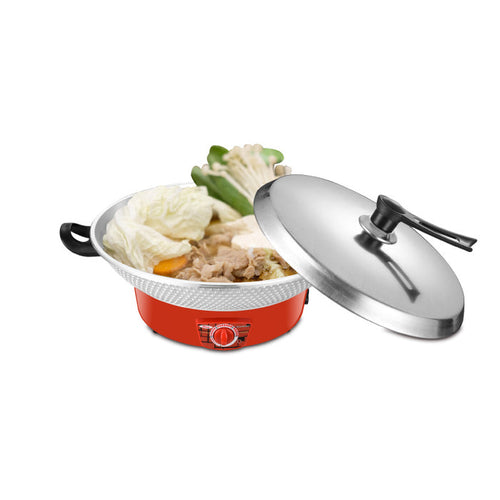 PowerPac Electric Wok, Steamboat, Multi Cooker, Frying Pan 14 Inch (PPEC816)