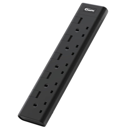 PowerPac Extension Cord, Extension Socket, Power Extension 3 Metre 5 way (PP8555BK)