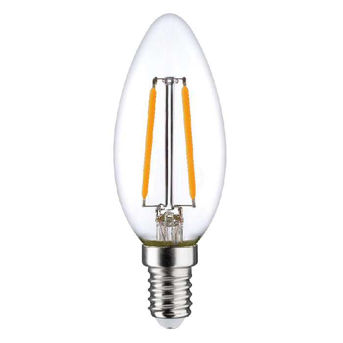 PowerPac LED Bulb, Candle Bulb, LED Light 2W E14 Warm White(PP6021)