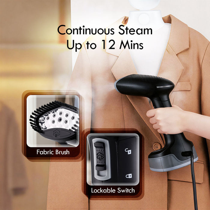 PowerPac Portable Handheld Garment Steamer (PPIN617)