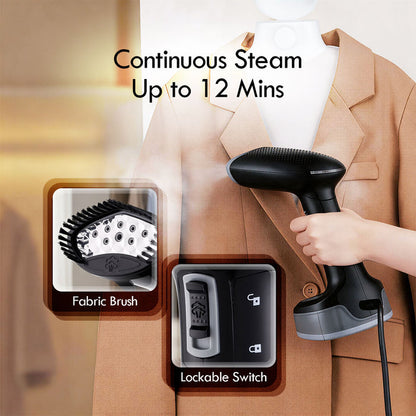 PowerPac Portable Handheld Garment Steamer (PPIN617)