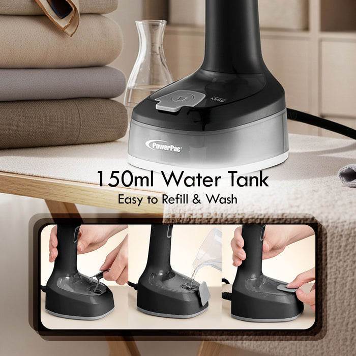 PowerPac Portable Handheld Garment Steamer (PPIN617)
