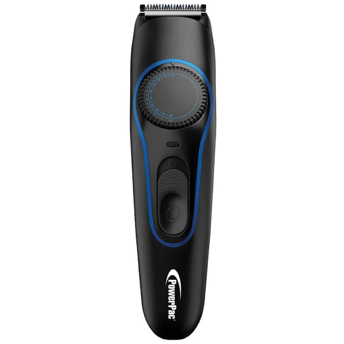 PowerPac Rechargeable Cordless Hair Cutter/Clipper, 20 settings, USB (PP959)