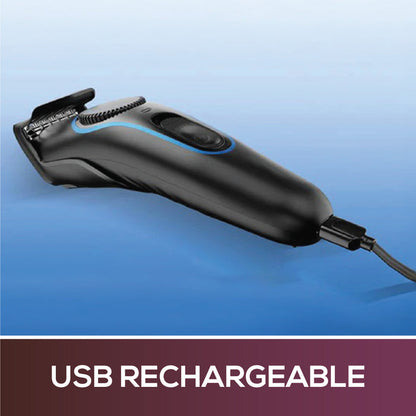 PowerPac Rechargeable Cordless Hair Cutter/Clipper, 20 settings, USB (PP959)