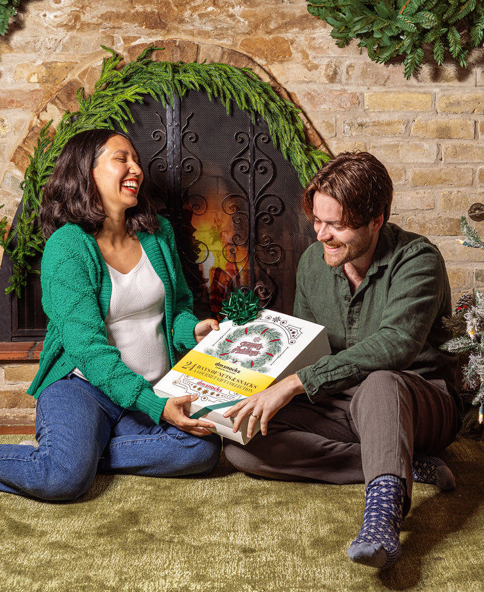PRE-ORDER EXCLUSIVE 24 Days of Gourmet Nuts & Snacks Collection Premium Holiday Countdown Gift Box