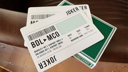 Premier Edition in Jetsetter Green Playing Cards by Expert Playing Card Co.