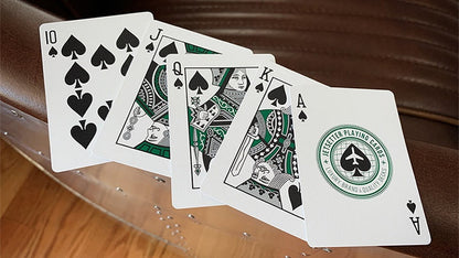 Premier Edition in Jetsetter Green Playing Cards by Expert Playing Card Co.