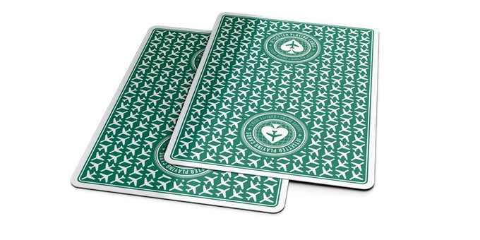 Premier Edition in Jetsetter Green Playing Cards by Expert Playing Card Co.