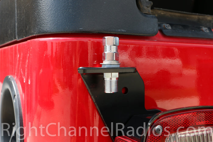 1987-2006 Jeep Tail Light Mount (Driver Side) / 3' Firestik FS