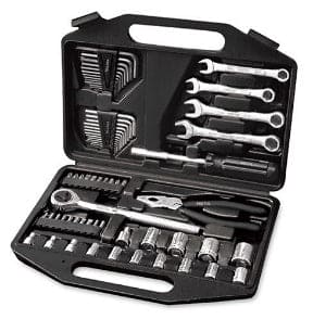 PRETUL 22985 70PC MECHANICS TOOL SET W/HARD CASE MEGA