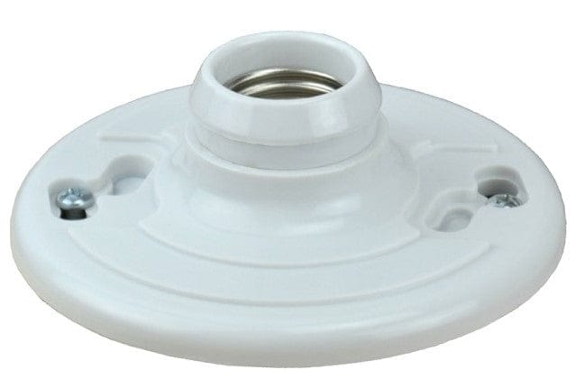 Prime Distributors Plastic Lamp Holder, White, 4 Inches - DIST-769-W MEGA