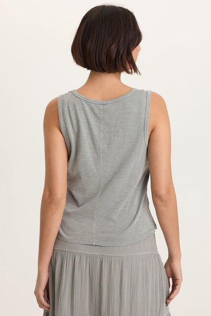 XCVI Printed Etano Jersey Tank