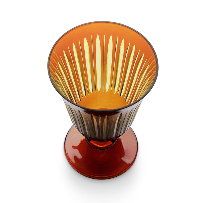 Prism Wine Glasses - Amber (Set of 4) - L'OBJET