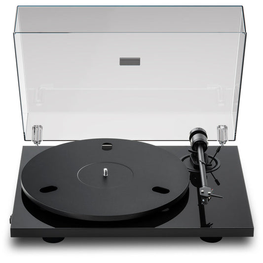 Pro-Ject E1.2 Plug and Play Entry Level Audiophile Grade Manual Turntable Black Black