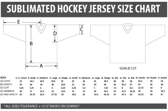 Puget Sound Fire Fighters Sublimation Hockey Jersey