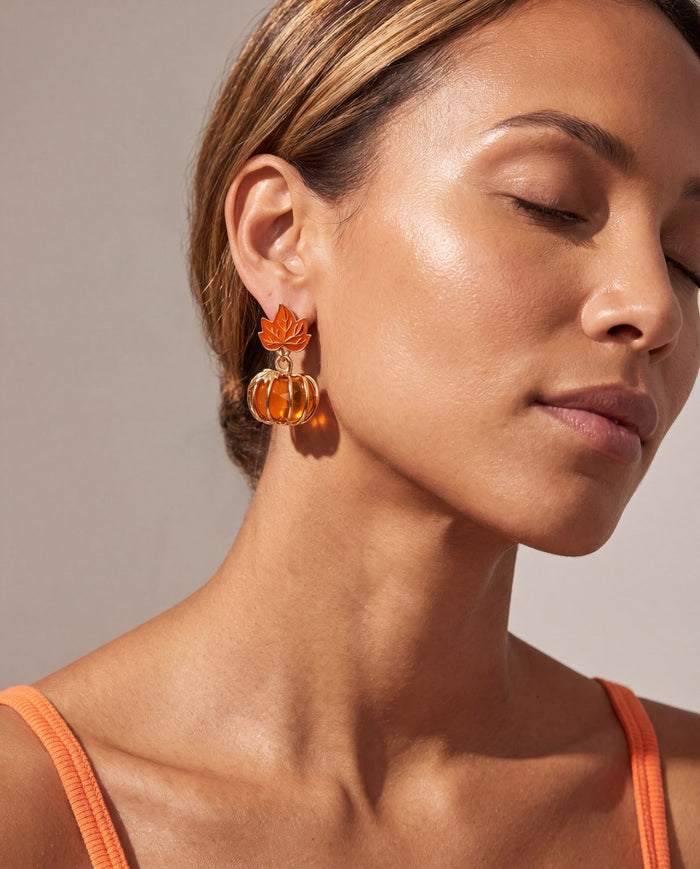 Pumpkin Patch Drop Earrings